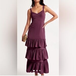 Abercrombie and Fitch Tiered Maxi Dress